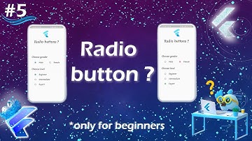 Radio button widget | Flutter radio button widget
