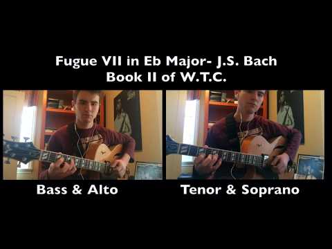 bach-fugue-in-eb-major,-bwv-876-for-guitar
