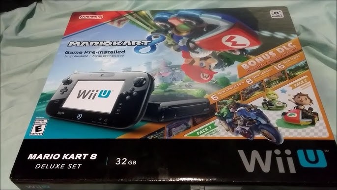 Nintendo Wii U Mario Kart 8 and Nintendo Land Deluxe Set 32GB (Black)