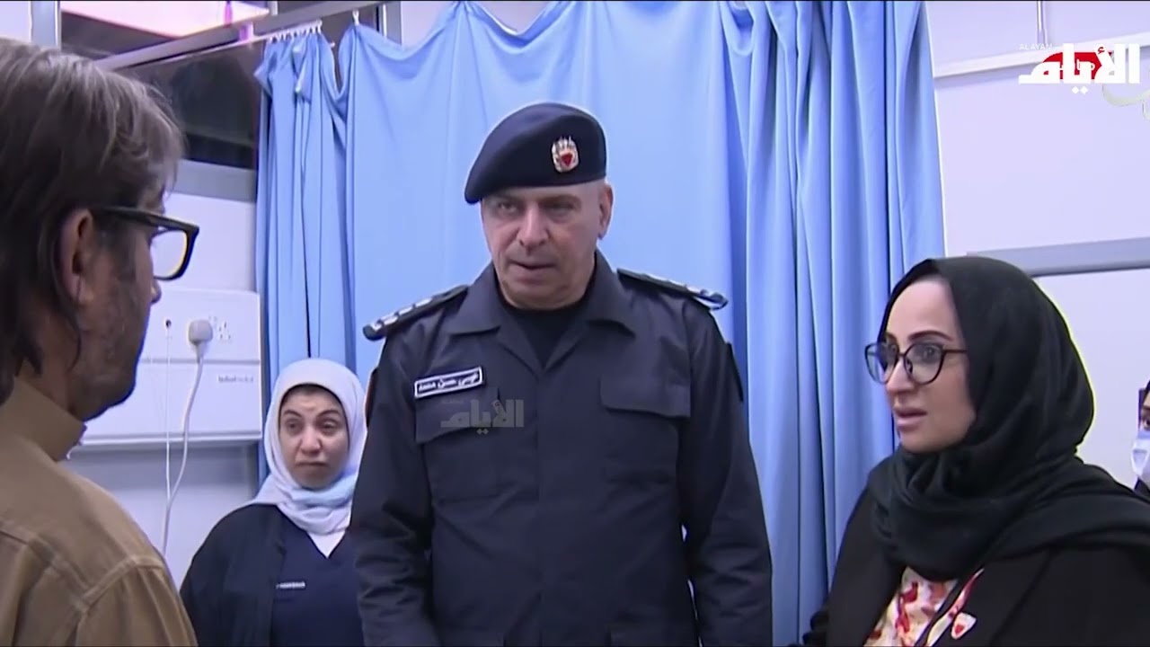 وزيرة الصحة تتابع الوضع الصحي للمصابين إبان العدوان الايراني الآثم على منطقة سترة