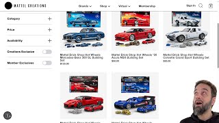 Mattel Brick Shop First Reveals Look Outrageously Good 112, 116, 132 Scale Cars W Hot Wheels