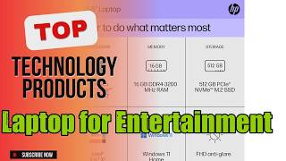 Top 3 Technology products about Laptop for Entertainment Popular of NOW
