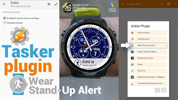 [v3.07] Toggle inactivity tracking in Wear Stand Up Alert via new Tasker Plugin (Wear OS automation)