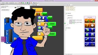 tutorial 1 de miniBloq + ARDUINO CON LED