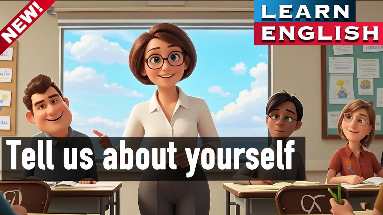 How to Talk About Yourself in English Class!|A2 English | Slow English Conversation
