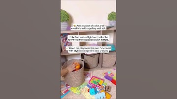 Say goodbye to clutter and hello to a fun-filled playroom this summer #homedecortransformation