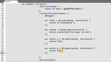Averaging Locations - Data Visualization and D3.js