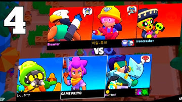 Brawl Stars Gameplay Walkthrough Part 4 Shelly: Gem Grab (iOS, Android)