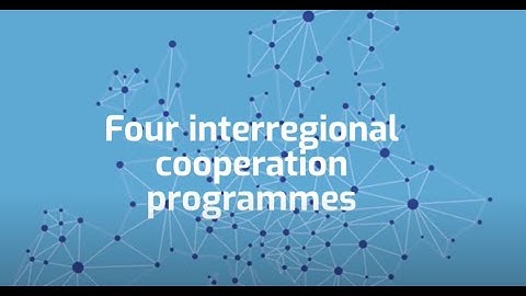 Four interregional cooperation programmes 2021-2027