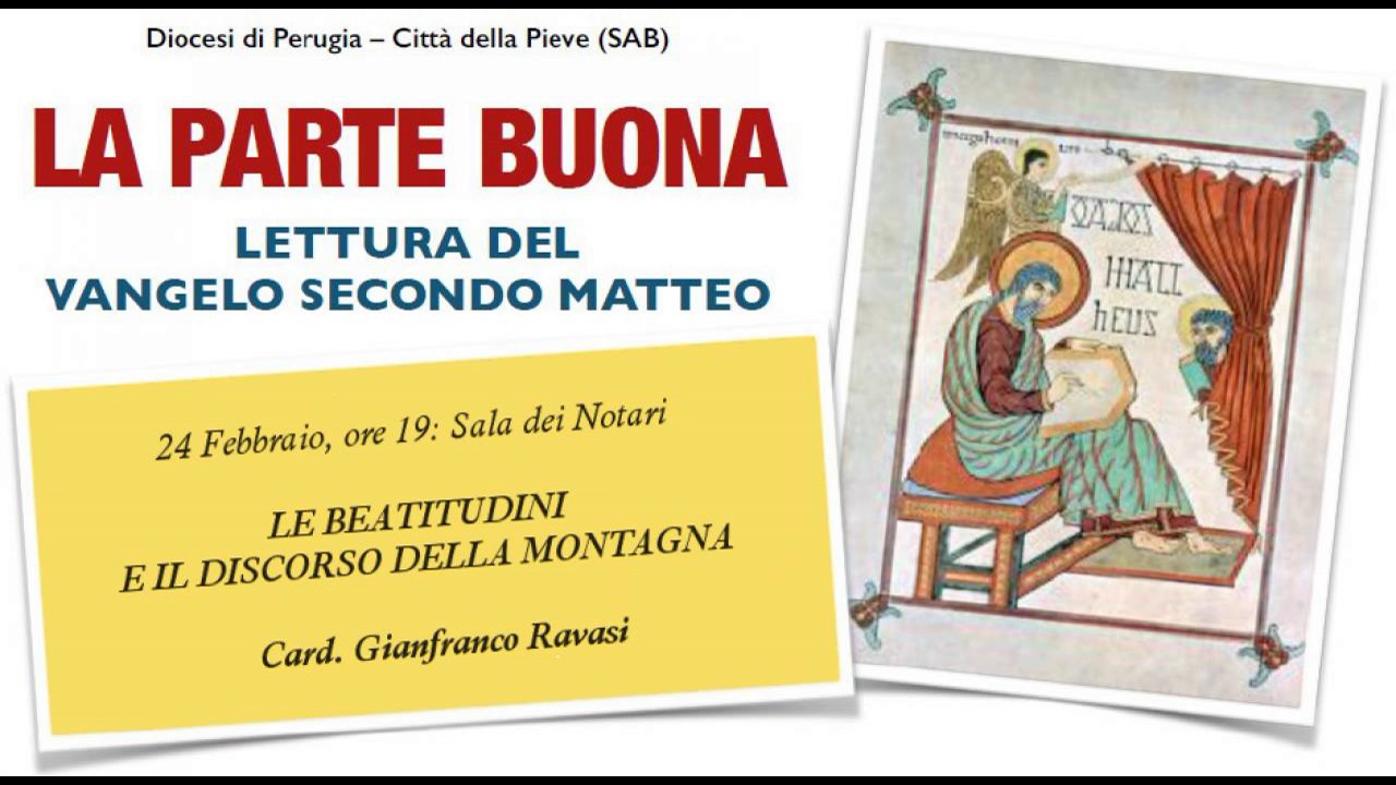 Gianfranco Ravasi Le beatitudini e il discorso della montagna - YouTube