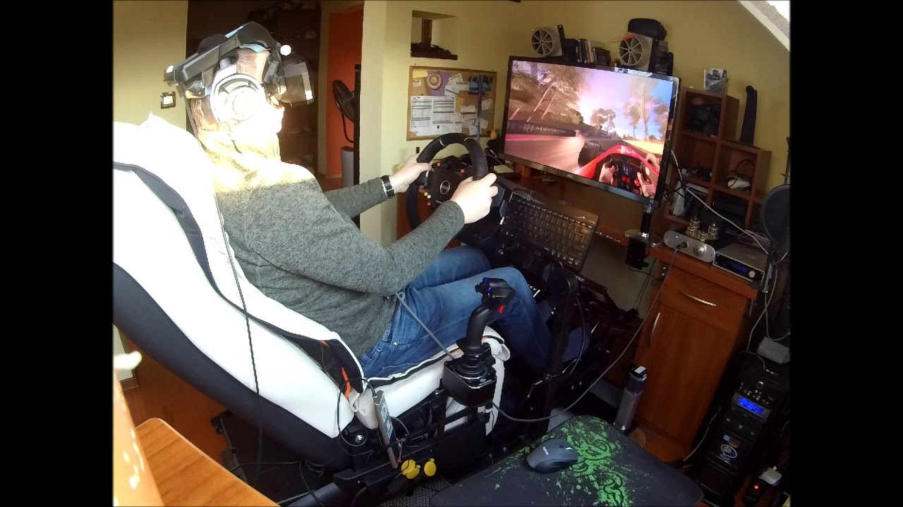 My Sim Rig for VR - 2 dof - YouTube