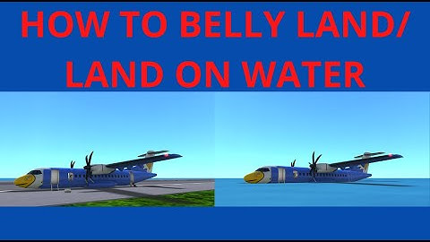 How To Land Without Landing Gear And On Water | TFS Tutorial
