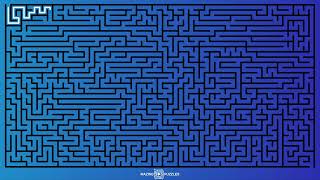 Maze Puzzle Challenge with Animated Solution | Difficulty Level 7 | Maze Game No. 71