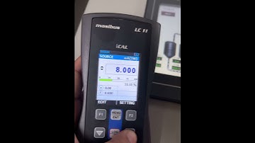 Analog 4–20mA Signal Testing with Masibus LC11 Source Generator | Delta PLC & HMI Integration