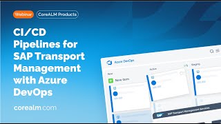 CI/CD Pipelines for SAP Transport Management with Azure DevOps