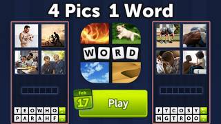 4 Pics 1 Word Daily Puzzle Answers February 17, 2026