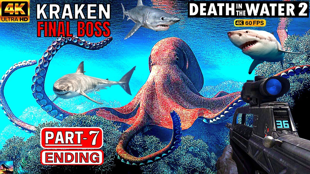 DEATH IN THE WATER 2 PC Gameplay Walkthrough Part 7 ENDING FINAL BOSS [ 4K 60FPS PC ] - (FULL GAME)