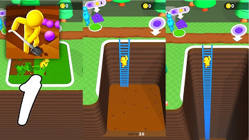 Dig Deep Gameplay Walkthrough #1 (Android, IOS)