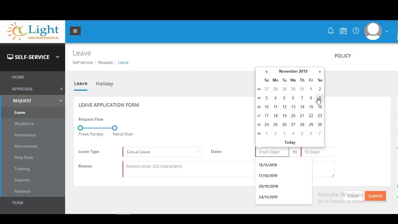 How To Apply leave In HR-ONE - YouTube