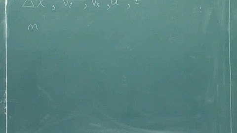 Physics: One-dimensional kinematics (2)