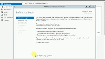 Installing Certificate Authority on window server 2012 R2