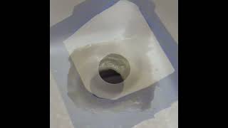 Camper Repair, Plastic Shower Pan/Drain Crack. 