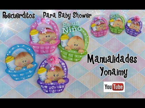 Gorritos Para Baby Shower Hechos Con Foamy O Goma Eva Youtube