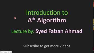 Simple A* algorithm explanation with example | Hindi/Urdu | A* algo tutorial | Gate Preparation 2018 Guide