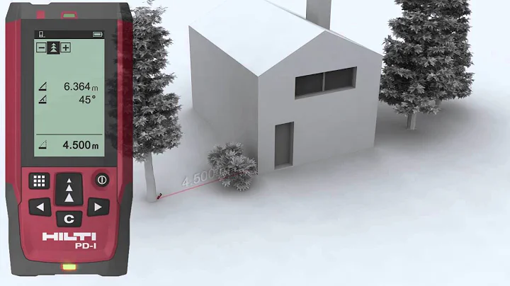 HOW TO perform vertical indirect measurements with the Hilti PD-I laser range measurer