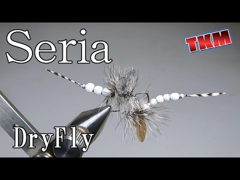 天空の野反湖】100円均一の材料でドライフライのテールを作る🐜DRY FLY