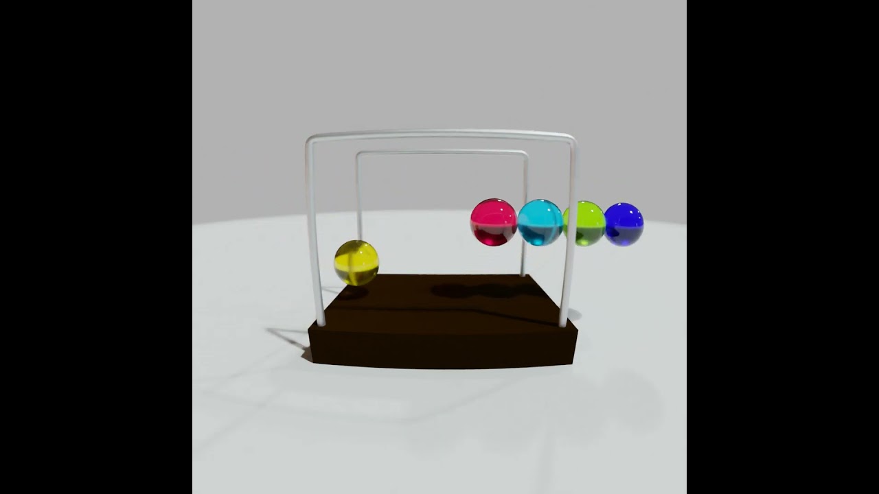 newton's cradle 4 balls