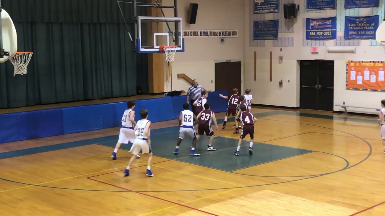Yellin Stratford 7th Grade basketball vs Christ the King 2020 YouTube