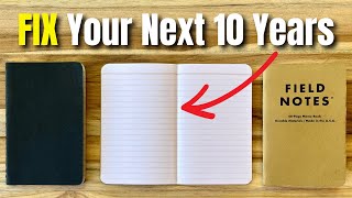 How To Use a Pocket Notebook to SET GOALS (using 4 pages)