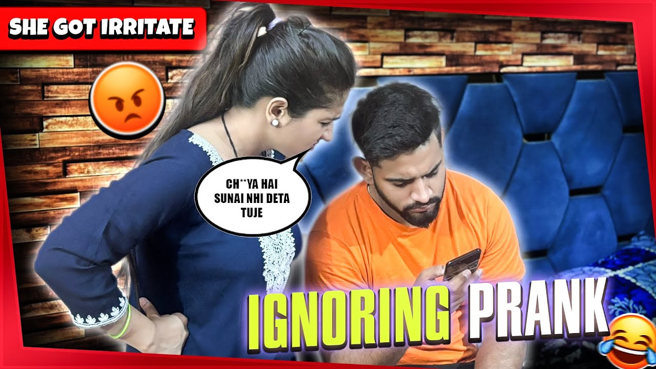 Ignoring Prank on Wife Part-2😂|husband wife irritating prank|MrandMrsGautam 