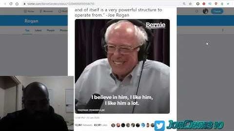 Joe Rogan endorses Bernie Sanders for 2020 Primary and The SJWs  LOSE IT