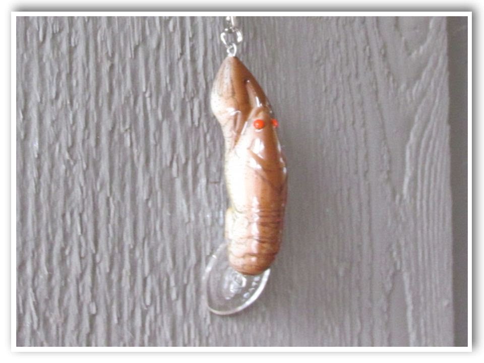 DIY Crawfish Fishing Lure Keychain - Craft Klatch