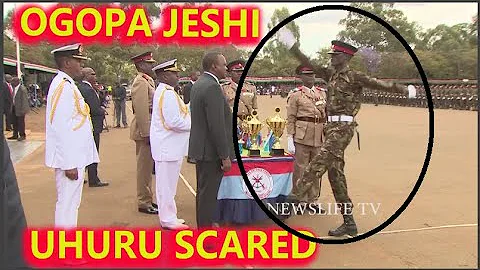 WHAT EXCITED PRESIDENT UHURU MOST DURING THE KDF PASSING OUT CEREMONY IN ELDORET , HATA ANAOGOPA.🔥🔥🔥