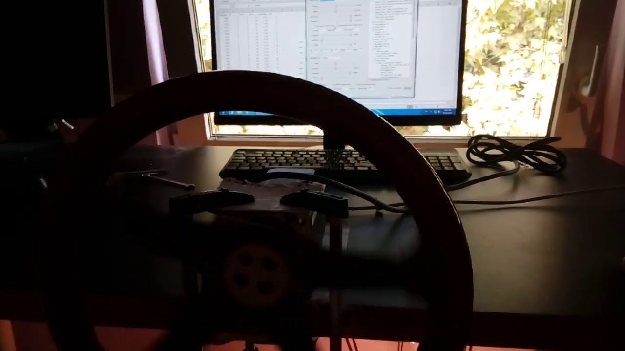 Stepper wheel step log test iracing wheelcheck - YouTube