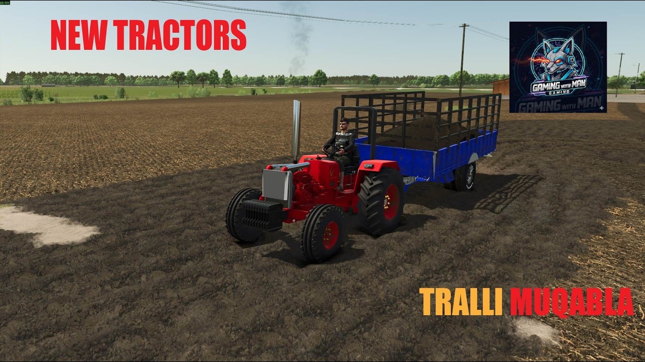 FS25 NEW TRACTORS 🔥 Tralli Muqabla | Indian Tractor Competition | Farming Simulator 25 Punjabi