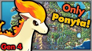 Can I Beat Pokemon Platinum with ONLY Ponyta? 🔴 Pokemon Challenges ► NO ITEMS IN BATTLE