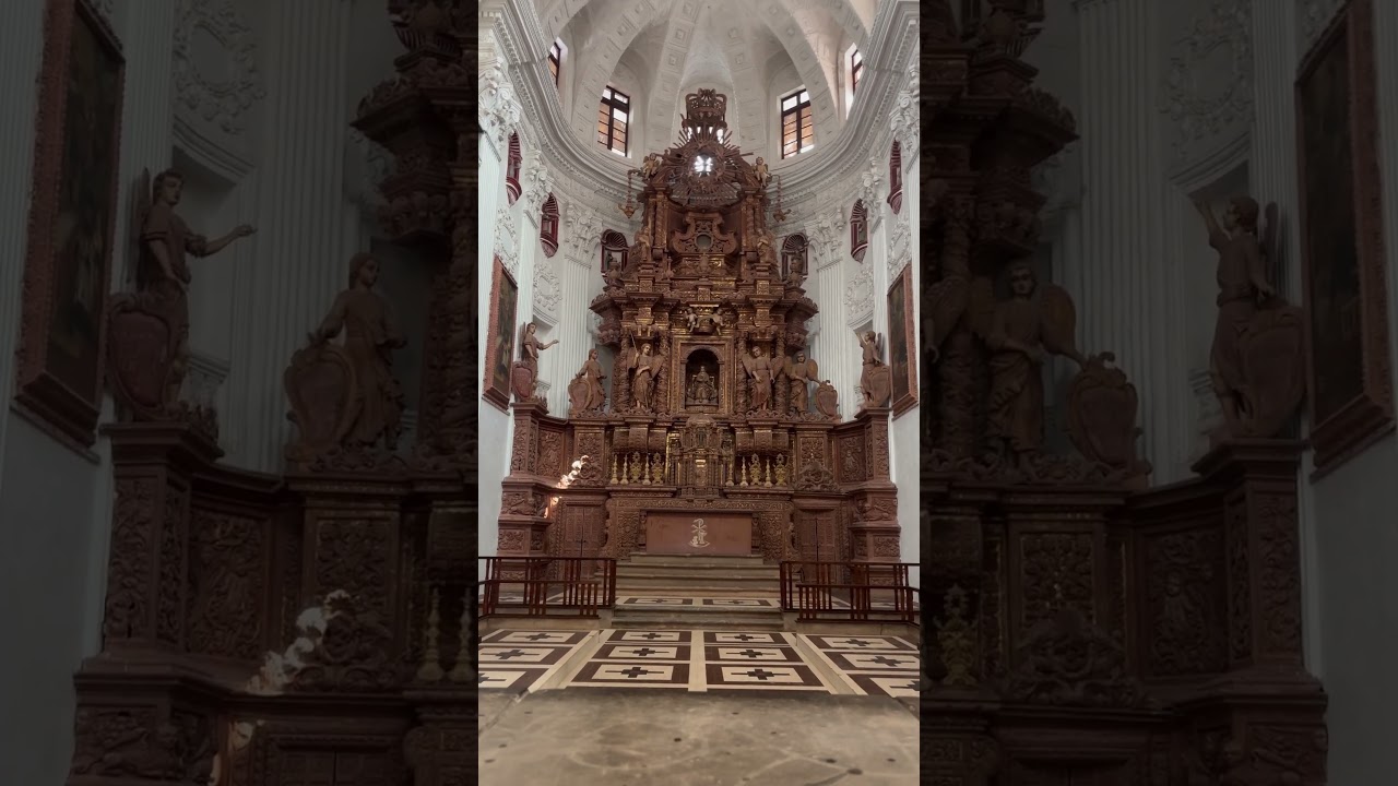 Bom Basilica Church in Goa 