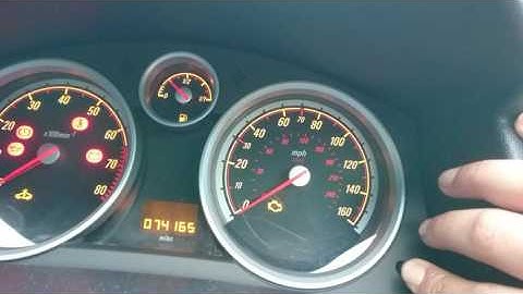 How To Reset Service On An Astra H