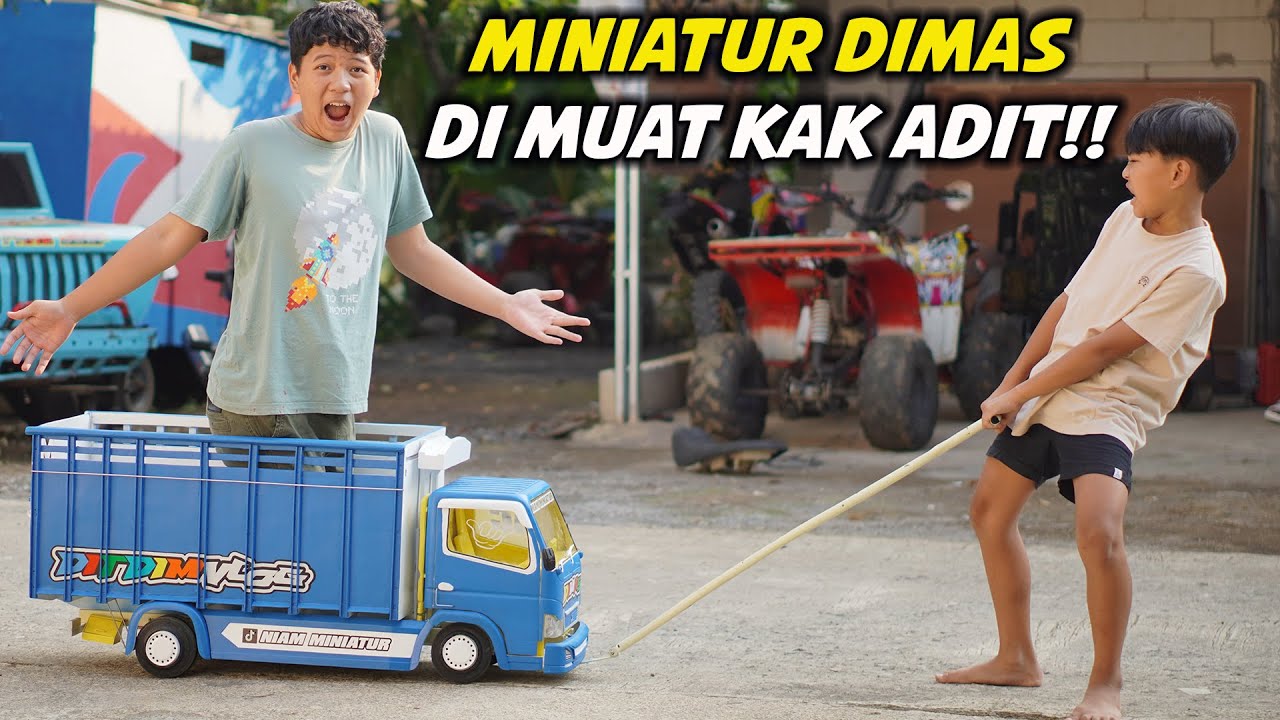 TES MUATAN TRUK BARU DIMAS! DITDIM GANTIAN DITARIK, KAK ADIT BERAT ...