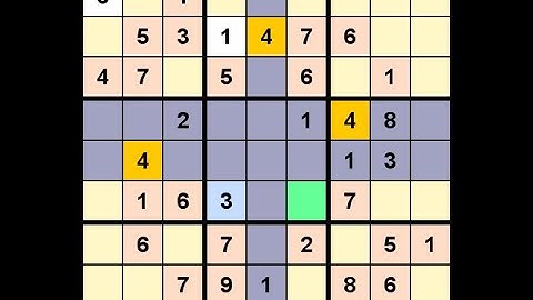 How to Solve Los Angeles Times Sudoku Impossible November 1, 2020 - Row X-Wing, XY-Wing