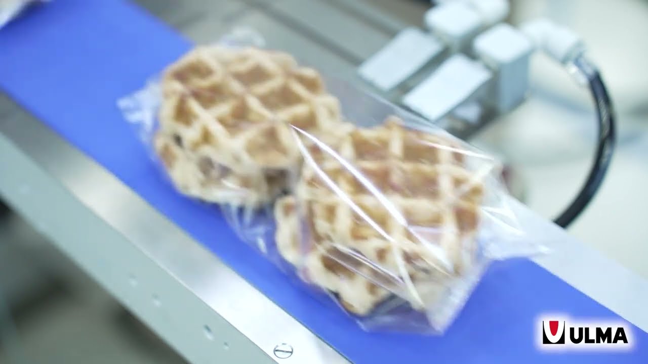 Flow Pack packaging solution for waffles  - ULMA Packaging
