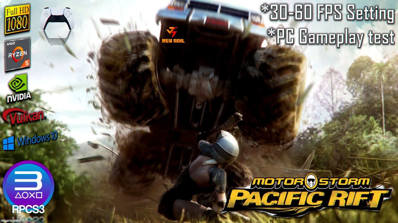 RPCS3 MotorStorm Pacific Rift PC Gameplay Playable PS3 Emulator