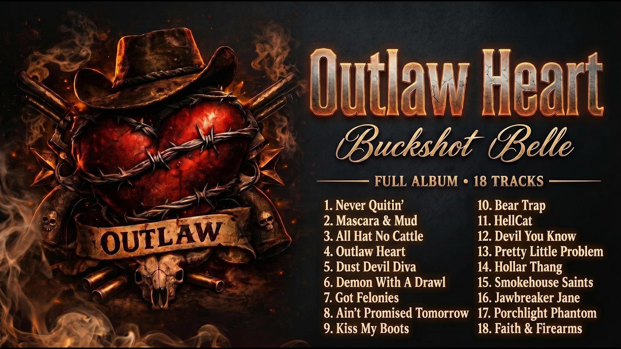 Outlaw Rappers Outlaw Heart - FULL Album | Buckshot Belle - Outlaw Country Rap - YouTube