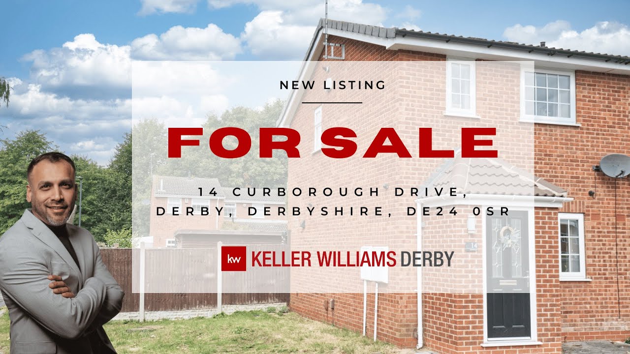 FOR SALE: 14 Curborough Drive, Derby, Derbyshire, DE24 0SR - YouTube
