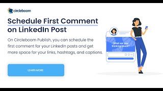 How to schedule first comment on LinkedIn #linkedin #schedule