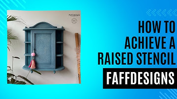 How To Achieve A Raised Stencil With Dixie Mud! | Belles And Whistles